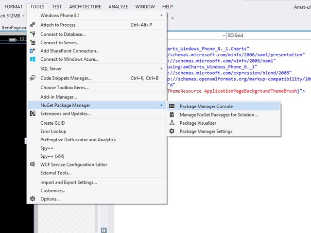 Package Manager Console